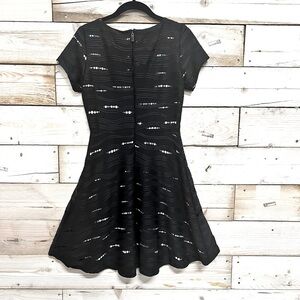 Alfani Eyelet flared dress Petite SM